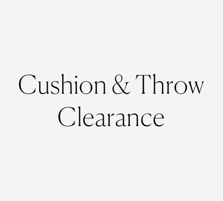 Cushion & Throw Clearance