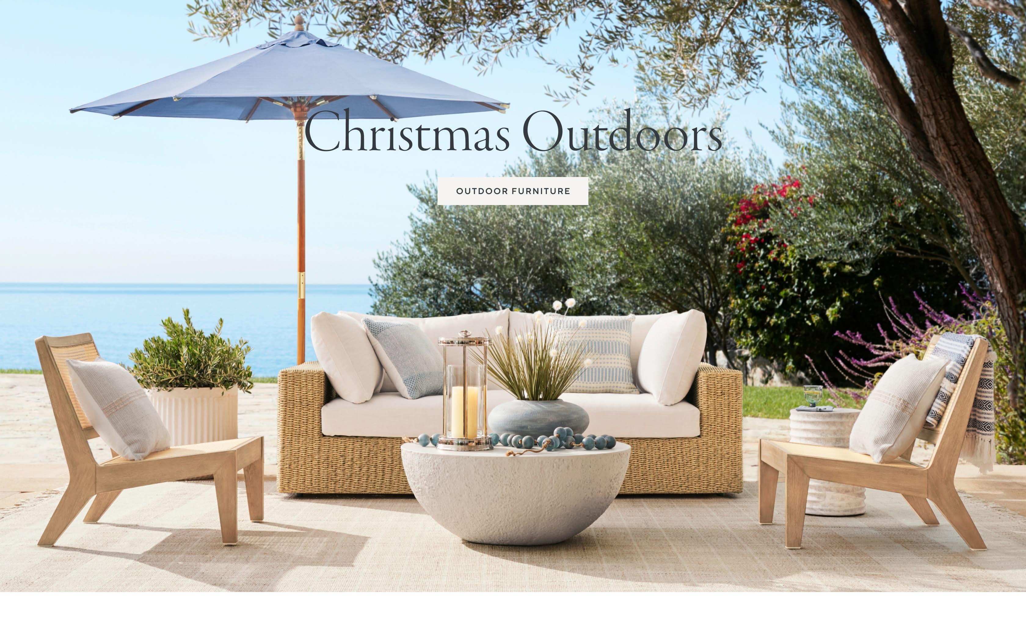 Christmas Outdoors. Shop Outdoor Furniture