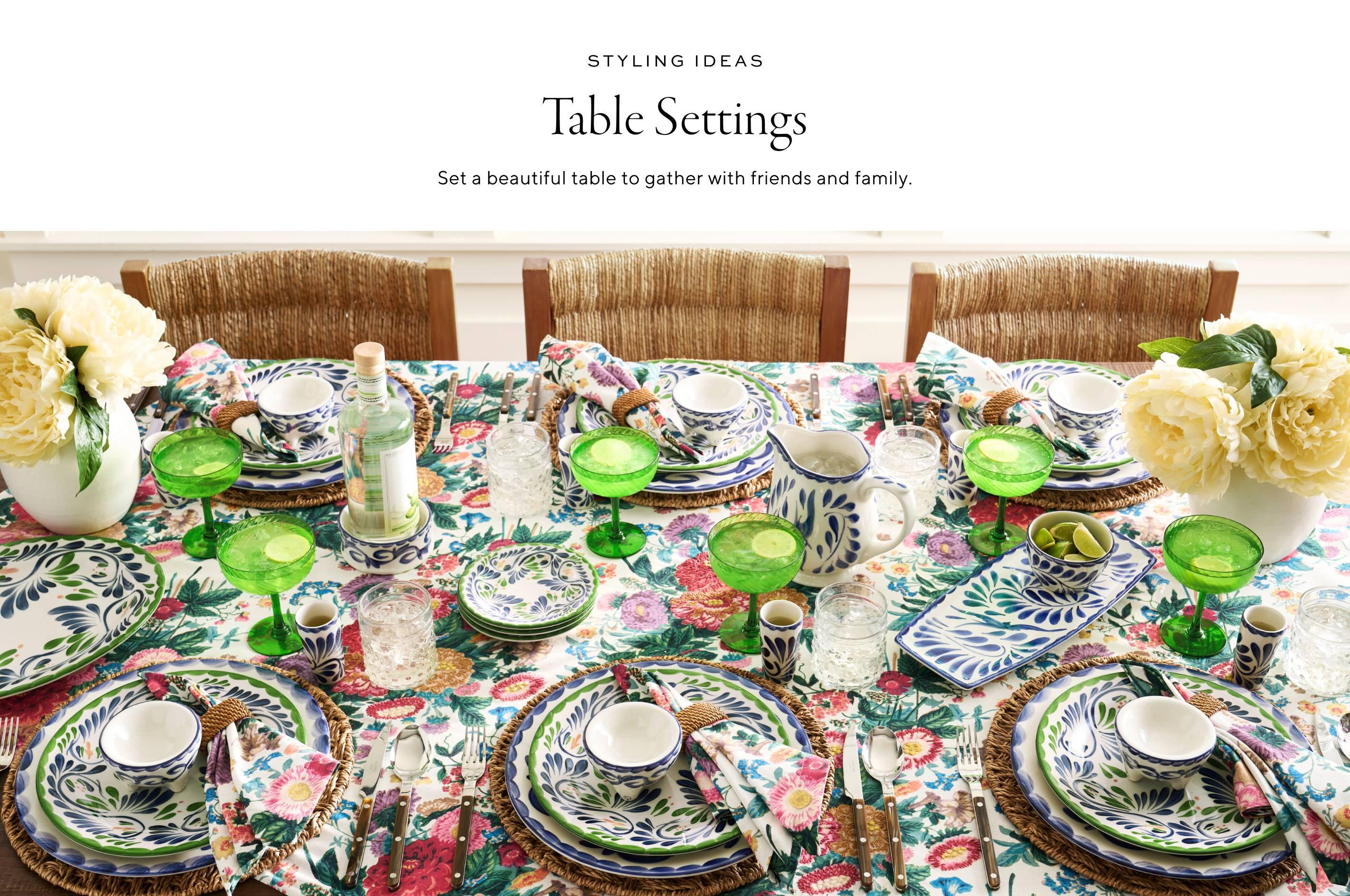 Our Favourite Table Settings - Pottery Barn Australia