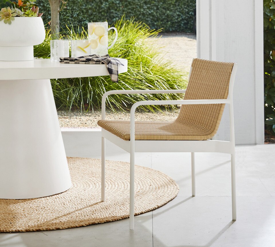 Hampton All-Weather Wicker & Metal Dining & Armchairs