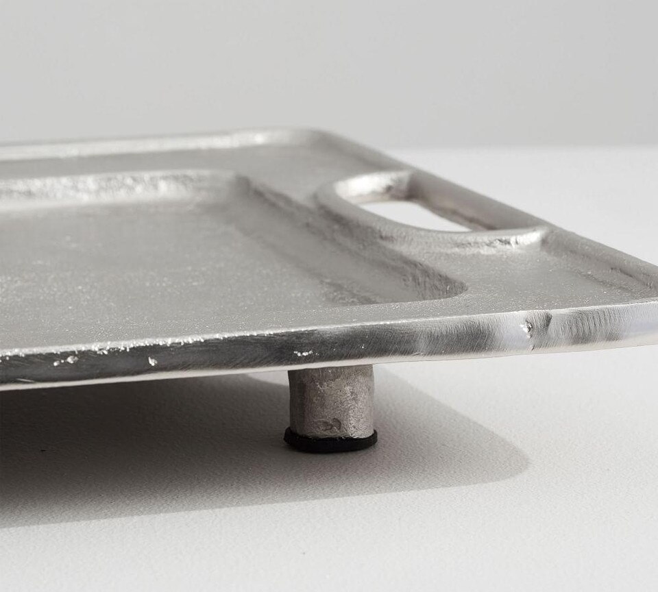 Addison Silver Rectangle Tray Pottery Barn Australia
