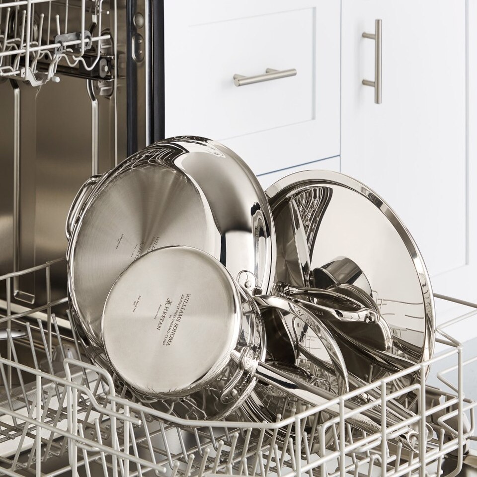 Williams Sonoma Thermo-Clad„¢ Stainless-Steel 10-Piece Cookware Set