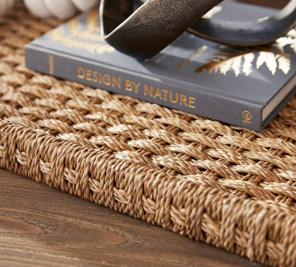 Amaya Handwoven Twisted Seagrass Tray