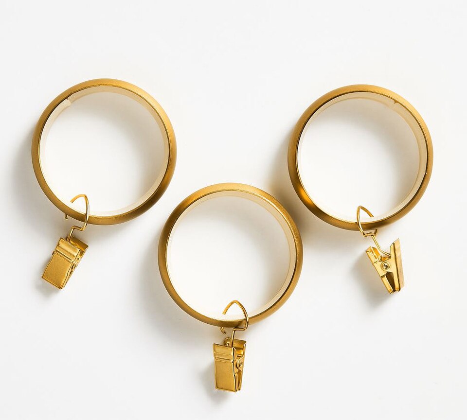 Quiet-Glide Curtain Clip Rings