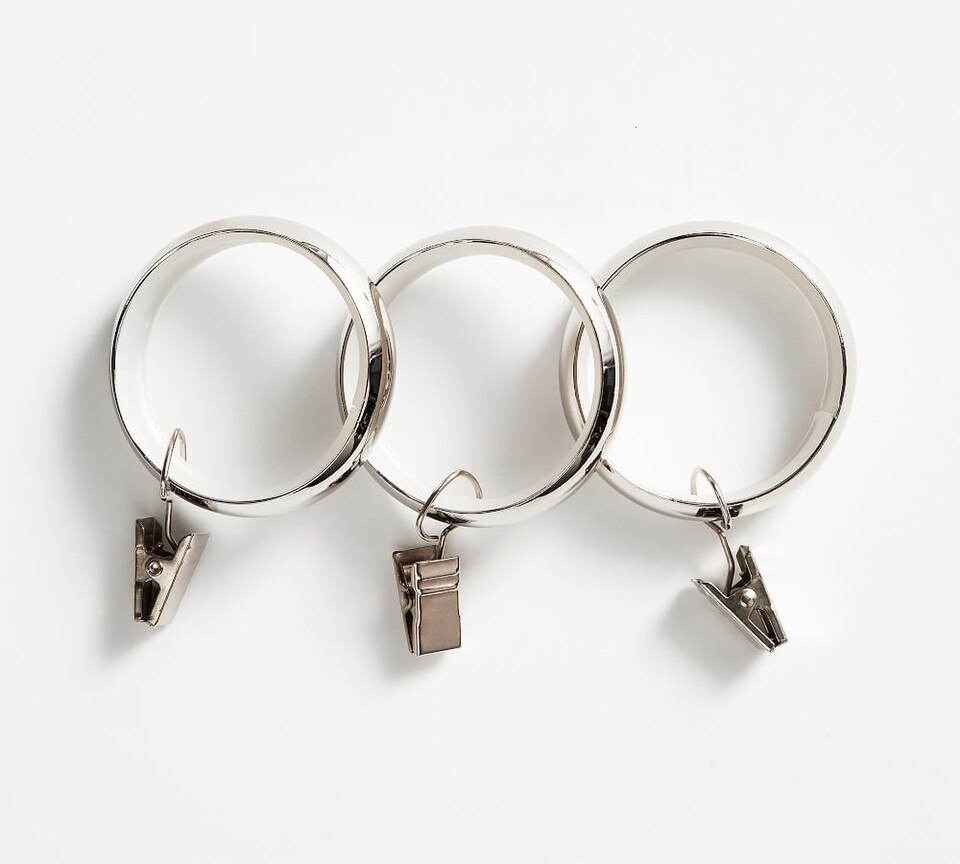 Quiet-Glide Curtain Clip Rings