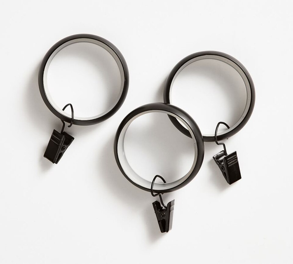Quiet-Glide Curtain Clip Rings