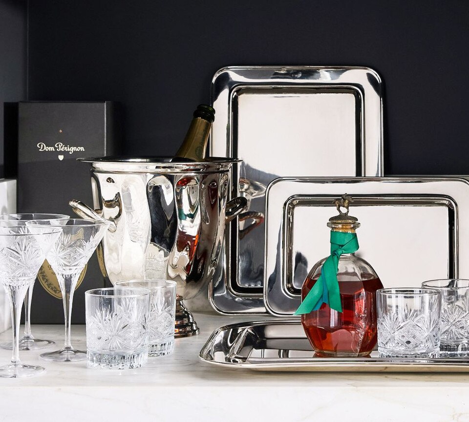 Antique Cut Double Old-Fashioned Glasses