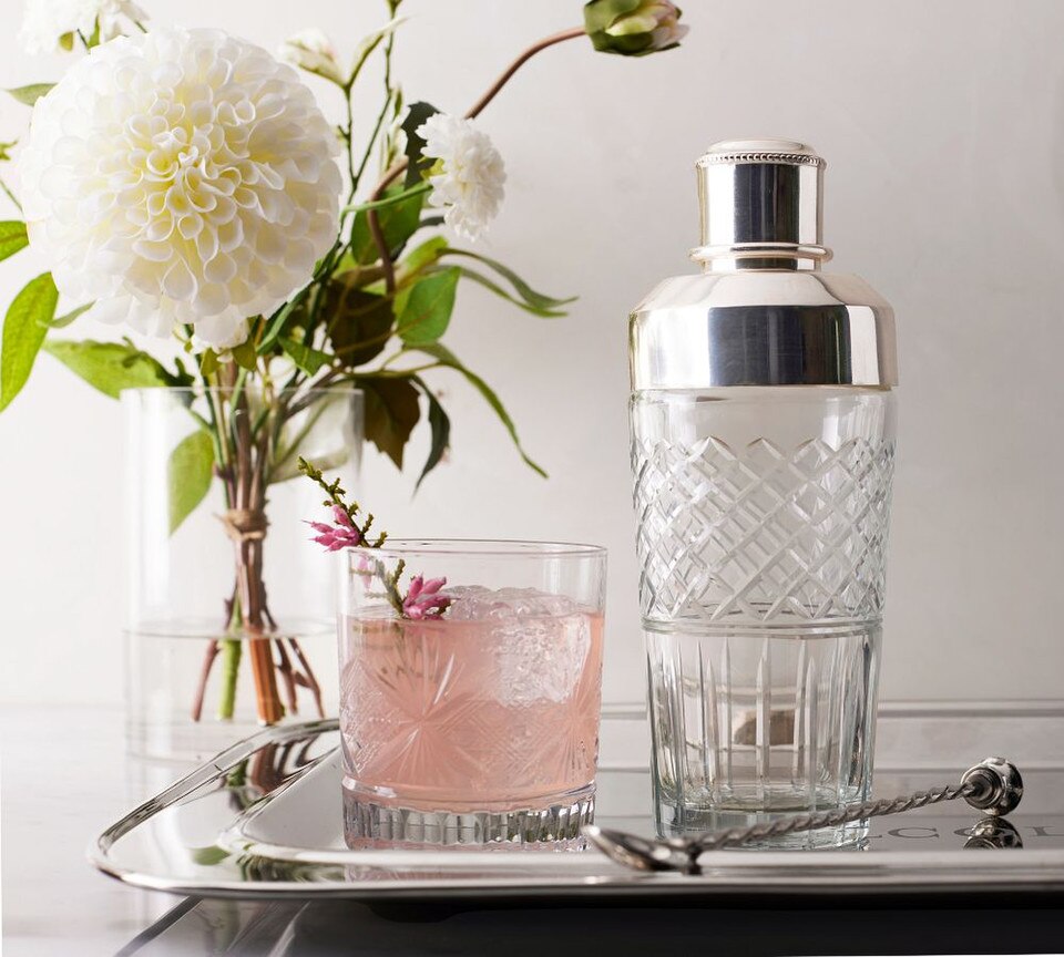 Antique Cut Double Old-Fashioned Glasses