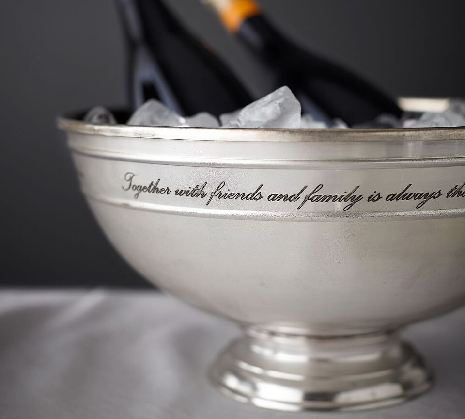 undefined | Antique-Silver Serve Bowl