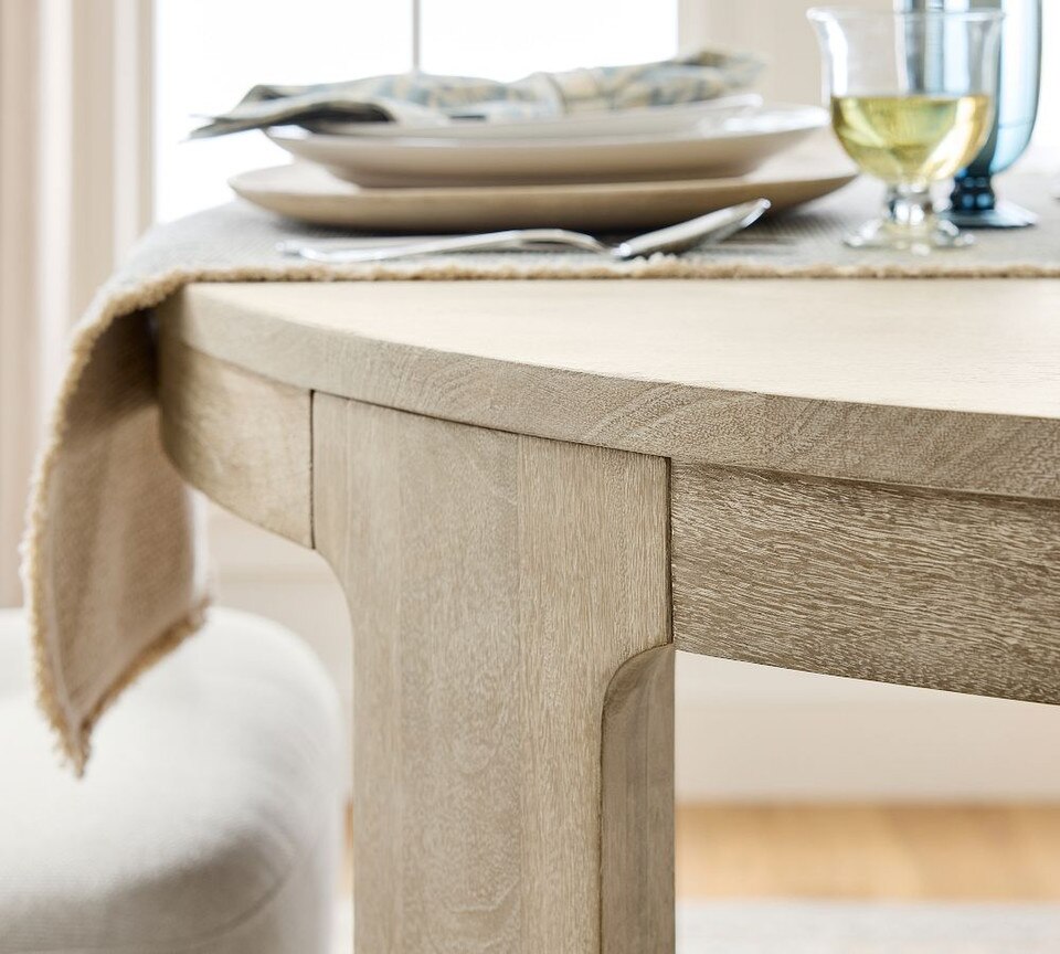 Aptos Round Extending Dining Table (127 cm – 188 cm)