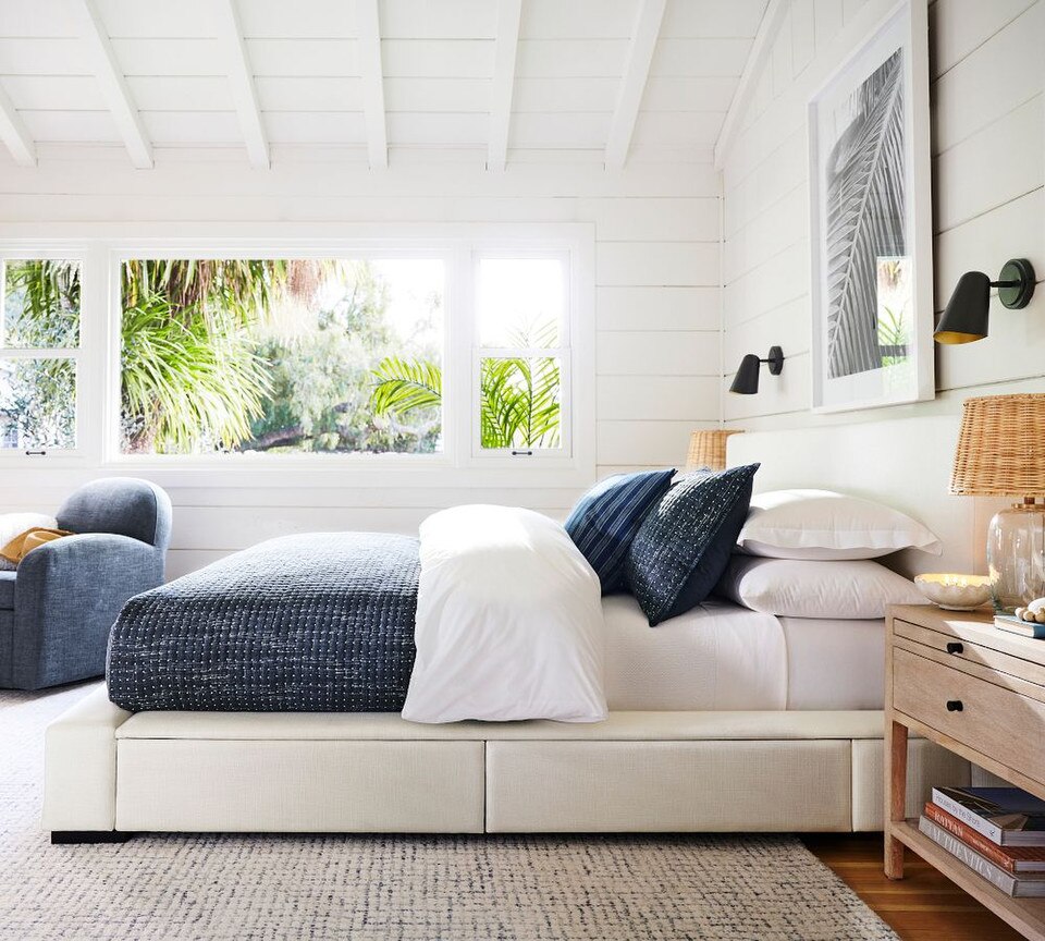 Arlo Cross Stitch Coverlet & Pillowcases