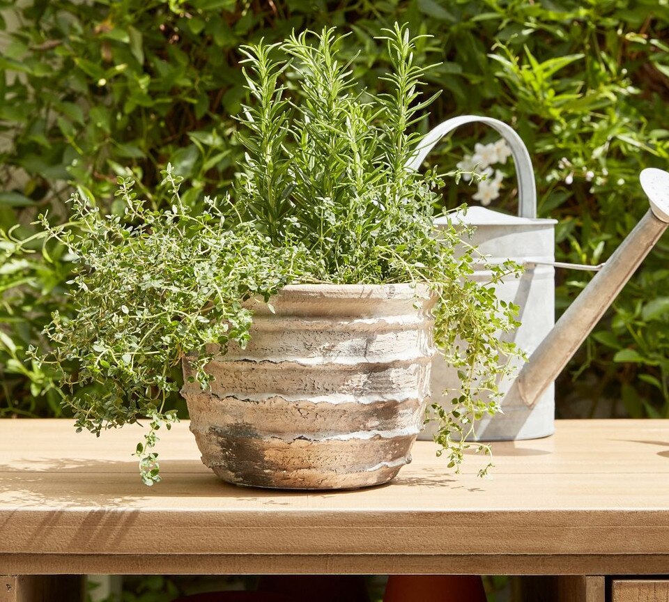 Artisan Handpainted Terracotta Planters