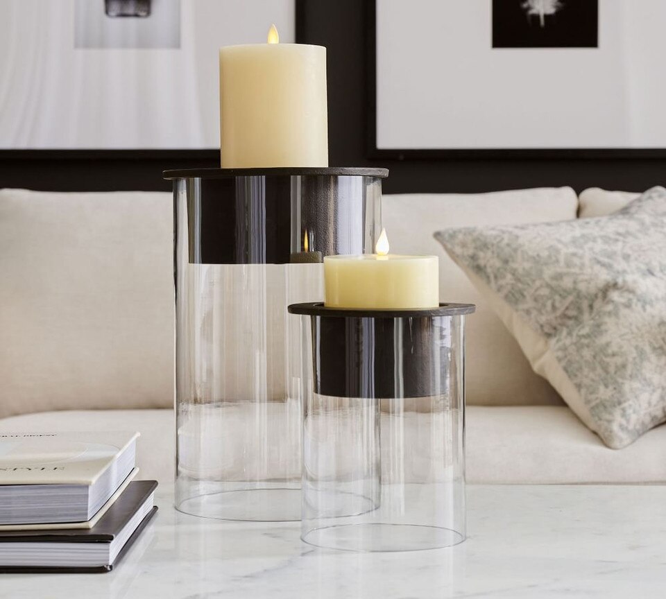 Austin Reversible Hurricane Candle Holders