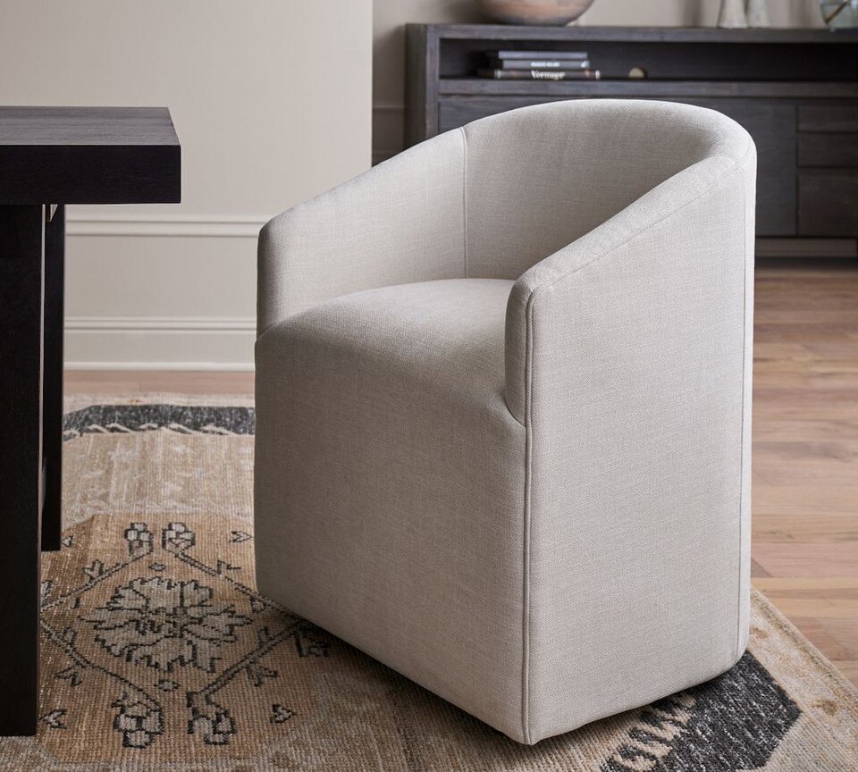Baldwin Upholstered Barrel Back Dining Chair