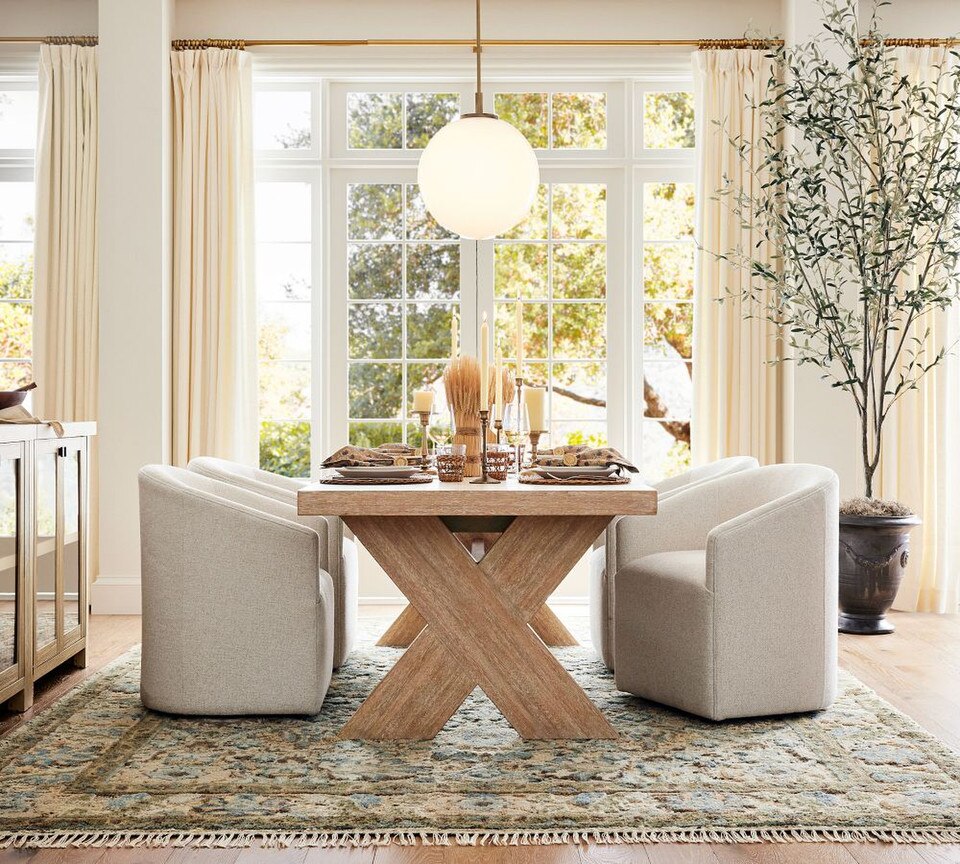 Baldwin Upholstered Barrel Back Dining Chair