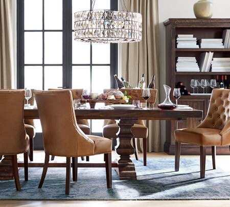 Banks Extending Dining Table Alfresco Brown 234 325 Cm