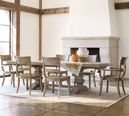 Banks Extending Dining Table Grey Wash 234 325 Cm Pottery Barn Australia