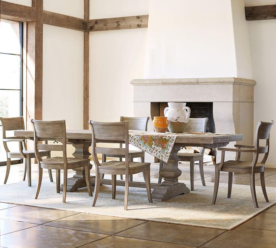 Banks Extending Dining Table - Grey Wash (234 - 325 cm ...