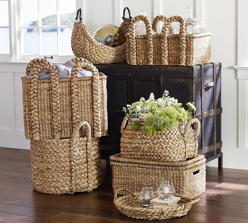 Beachcomber Handwoven Lidded Baskets