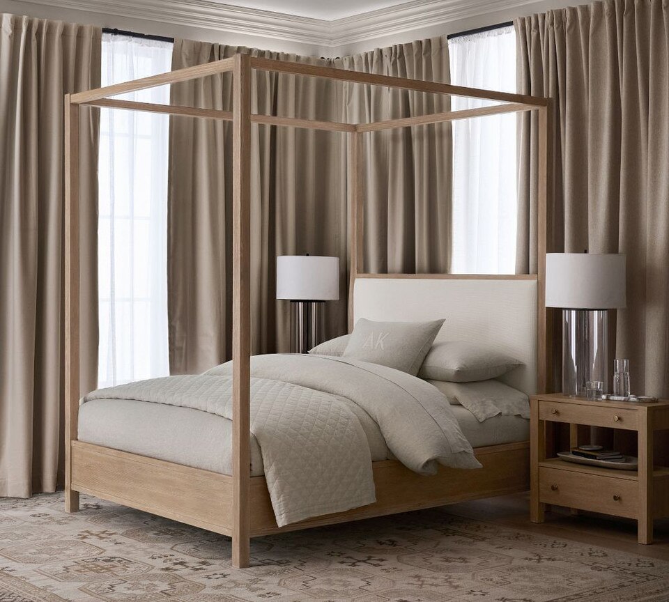 Belgian Flax Linen Diamond Coverlet