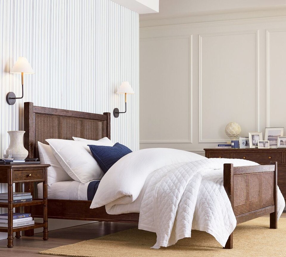 Belgian Flax Linen Diamond Coverlet & Pillowcases