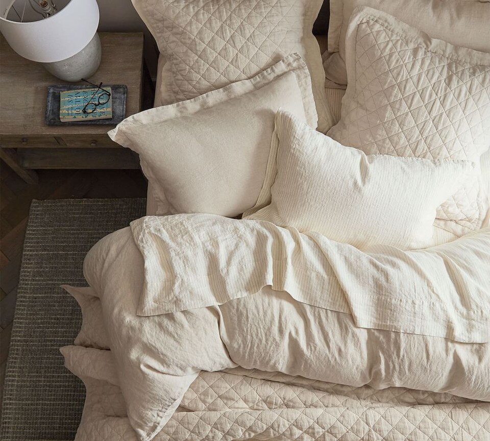 Belgian Flax Linen Quilt Cover & Pillowcase