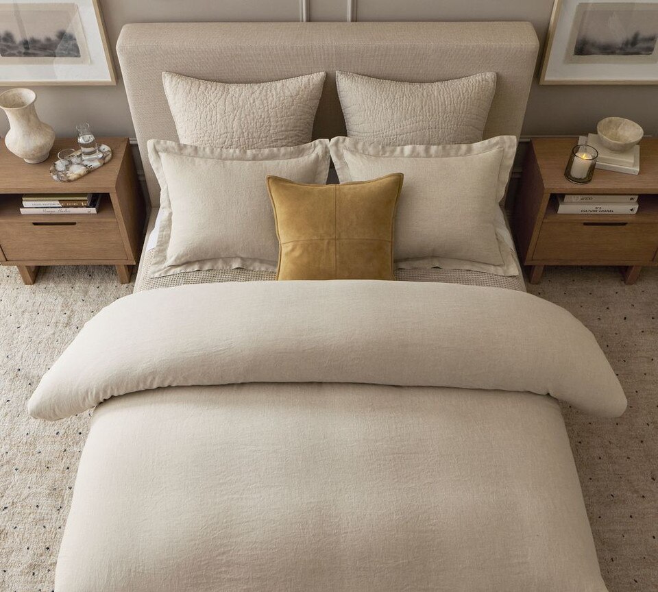 Belgian Flax Linen Quilt Cover & Pillowcase