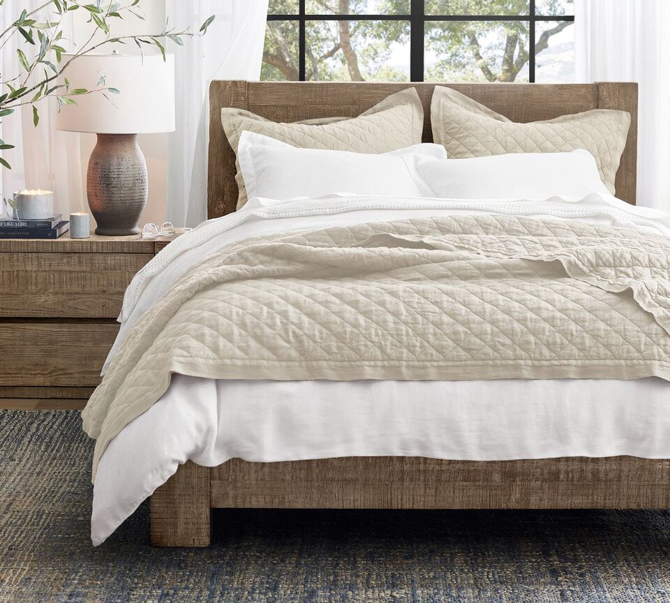 Belgian Flax Linen Quilt Cover & Pillowcases