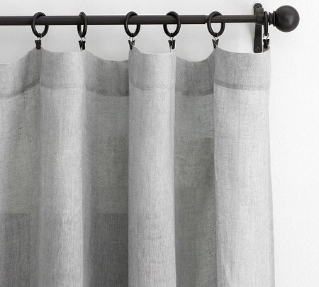 Belgian Flax Linen Sheer Curtain Grey Pottery Barn Australia Belgian Flax Linen Sheer Curtain Grey, Organic Cotton Shower Curtain Australia