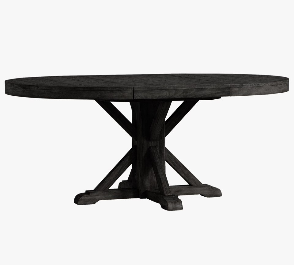 Benchwright Extending Round Dining Table