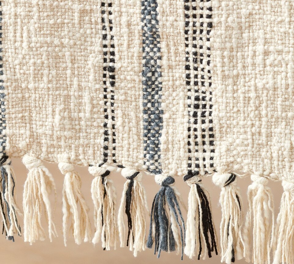 Bennett Stripe Cotton Table Runner