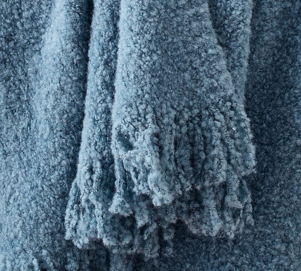 Boucle Knit Throw