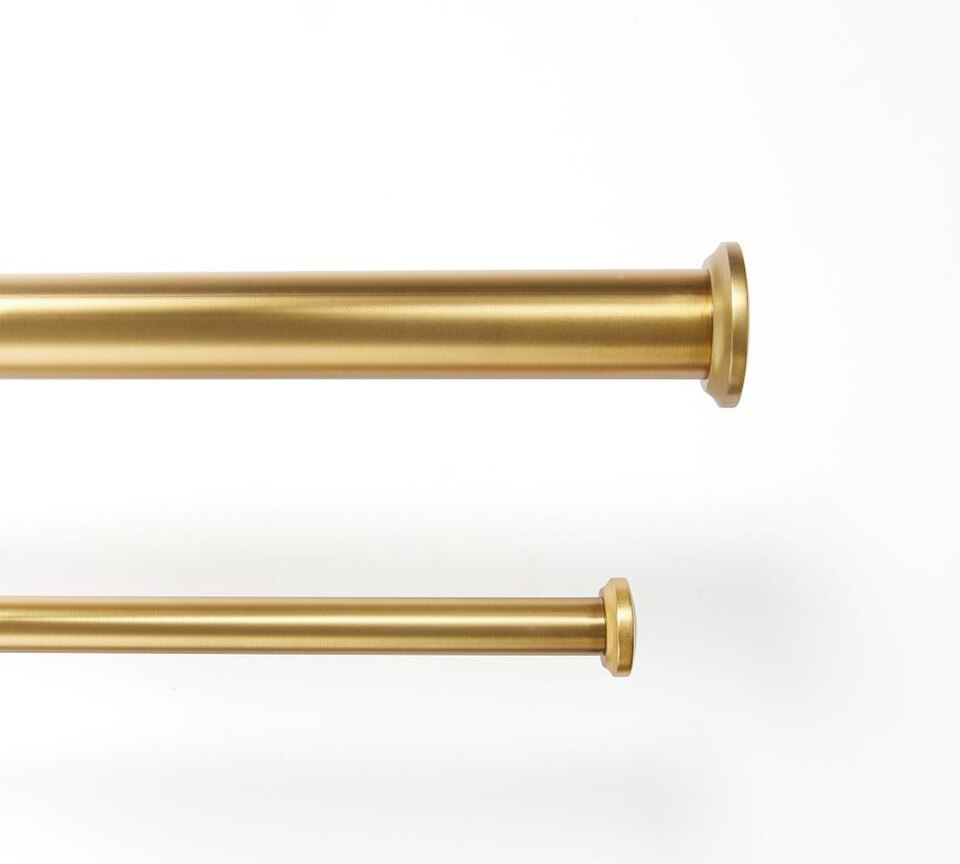 Standard Brass Curtain Hardware Collection