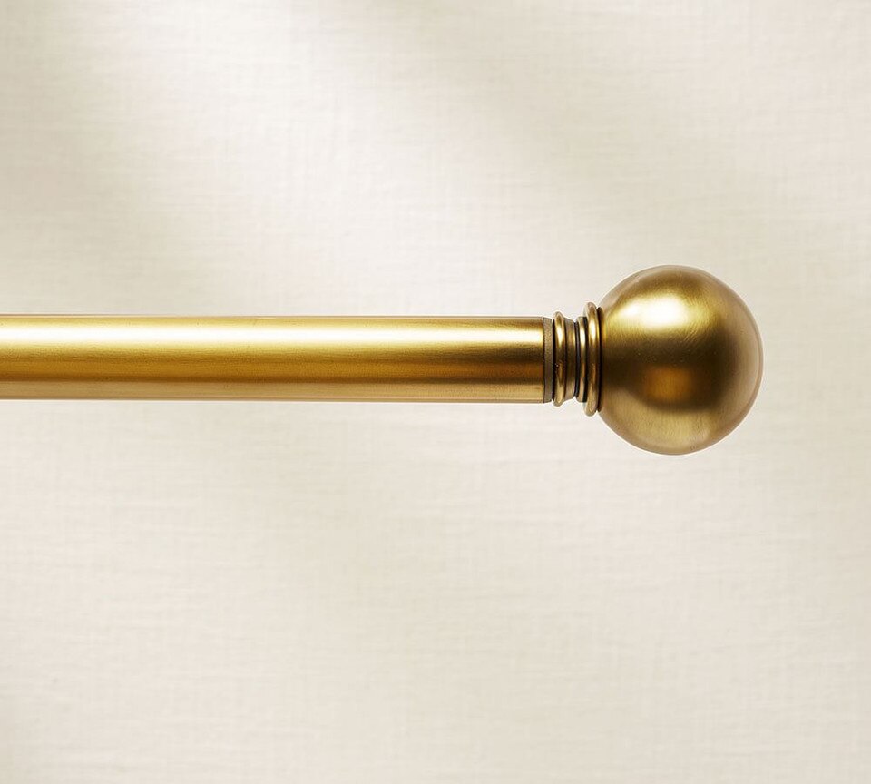 Standard Brass Curtain Hardware Collection