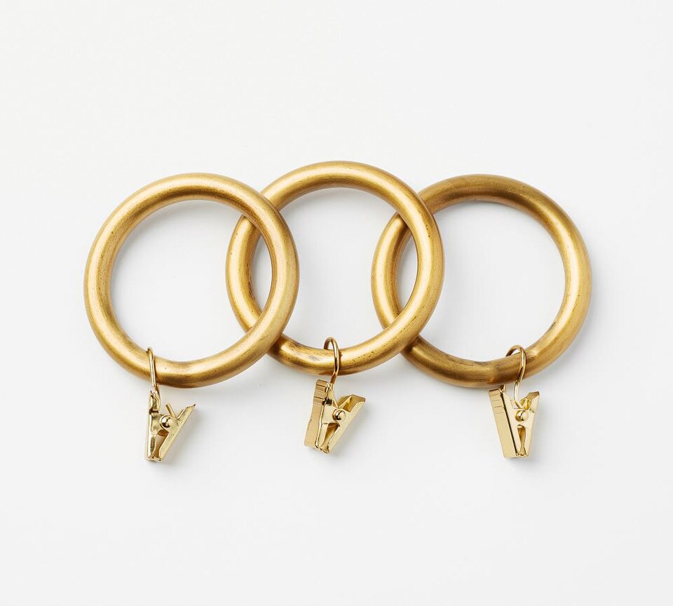 Standard Brass Curtain Hardware Collection
