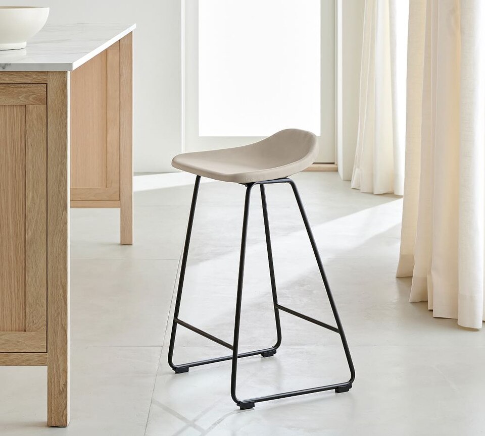 Brenner Leather Bar & Counter Stool