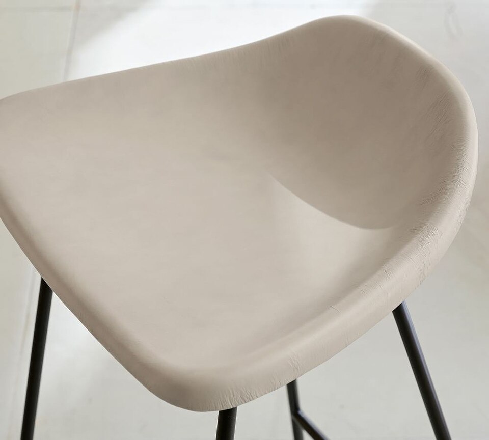 Brenner Leather Bar & Counter Stool