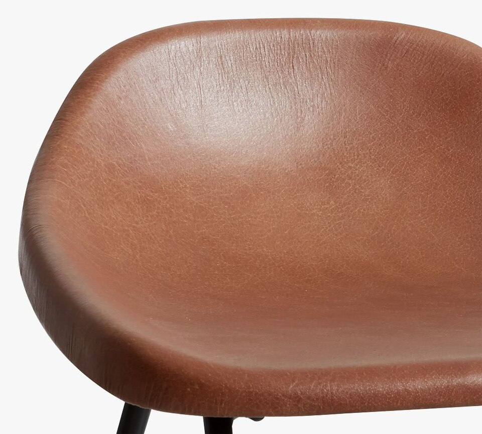 Brenner Leather Bar & Counter Stool
