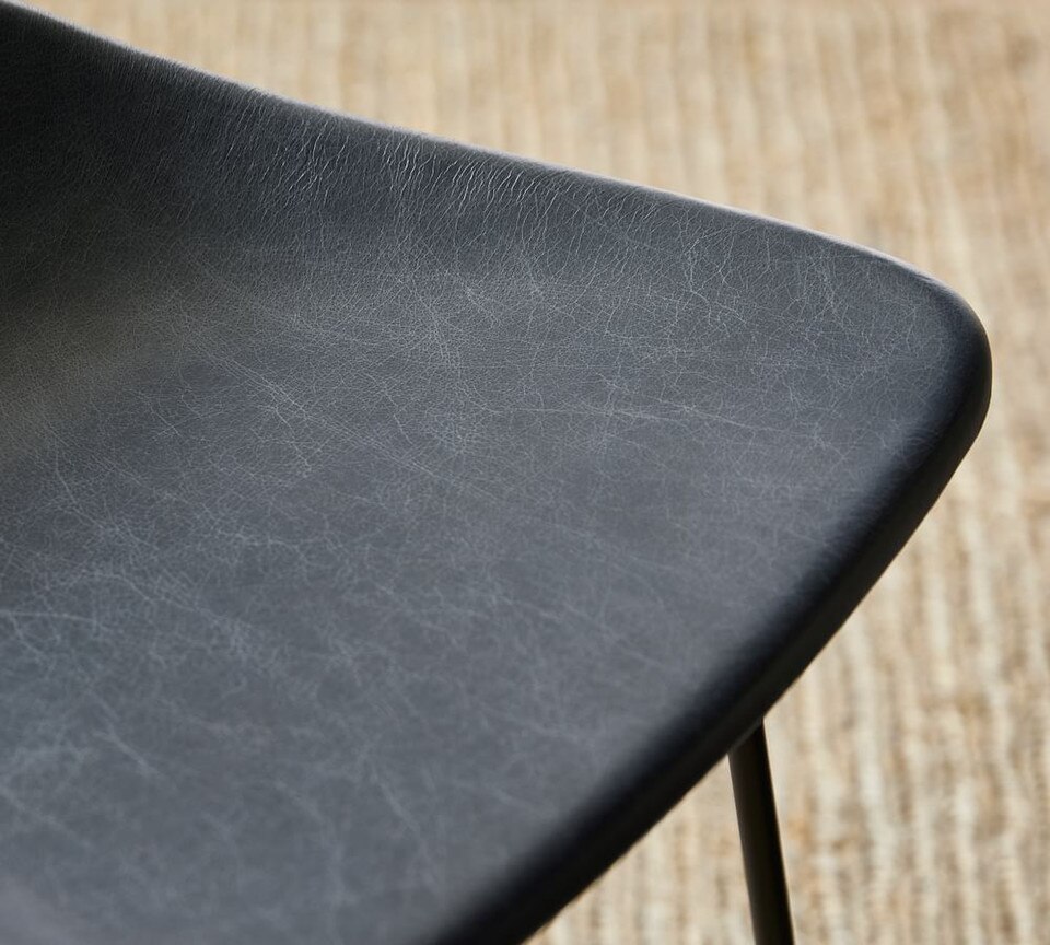 Brenner Leather Bar & Counter Stool