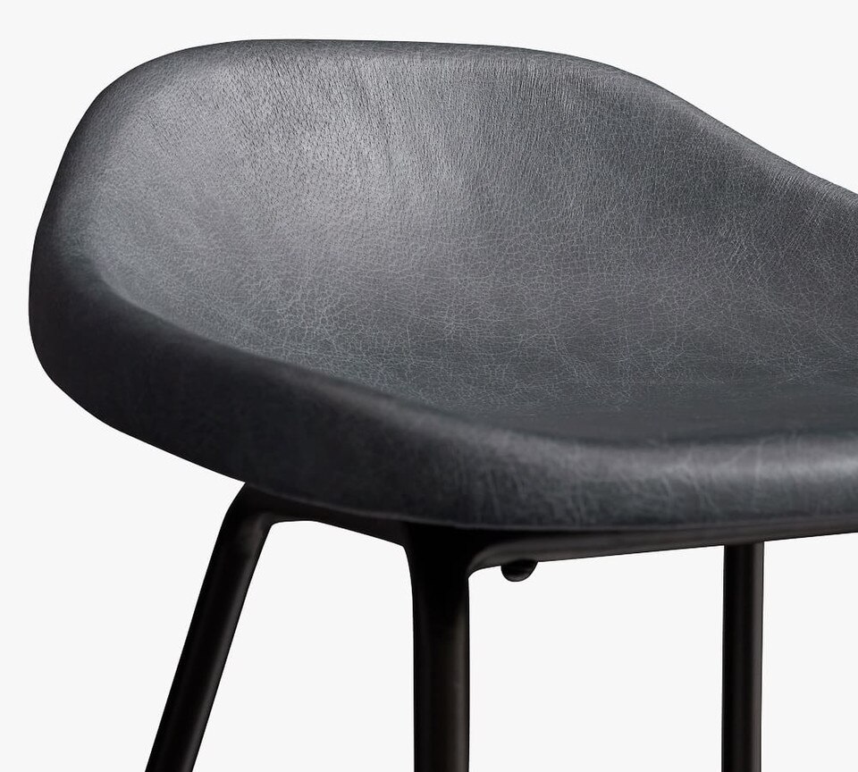 Brenner Leather Bar & Counter Stool