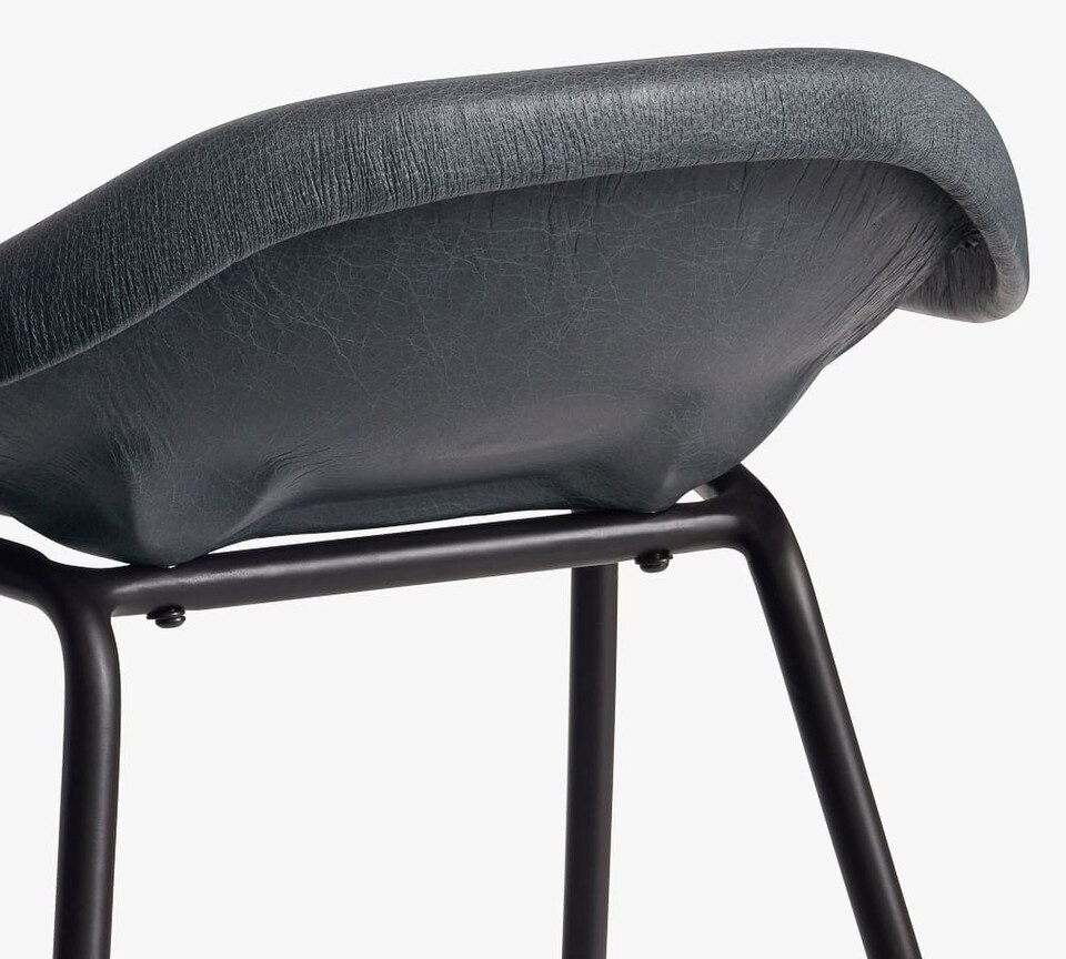 Brenner Leather Bar & Counter Stool