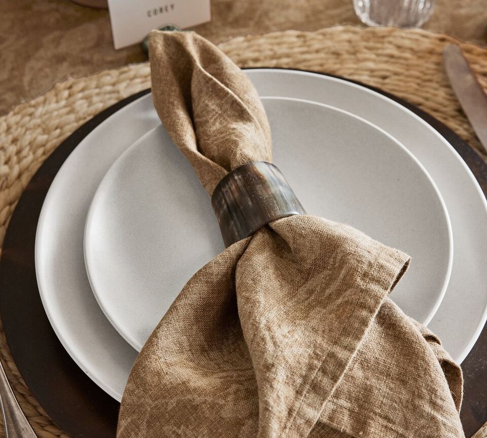 Brianna Floral Organic Cotton Napkins - Set of 4