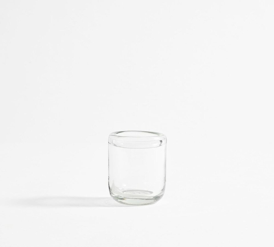 Brie Handcrafted Glass Hurricane Candleholder