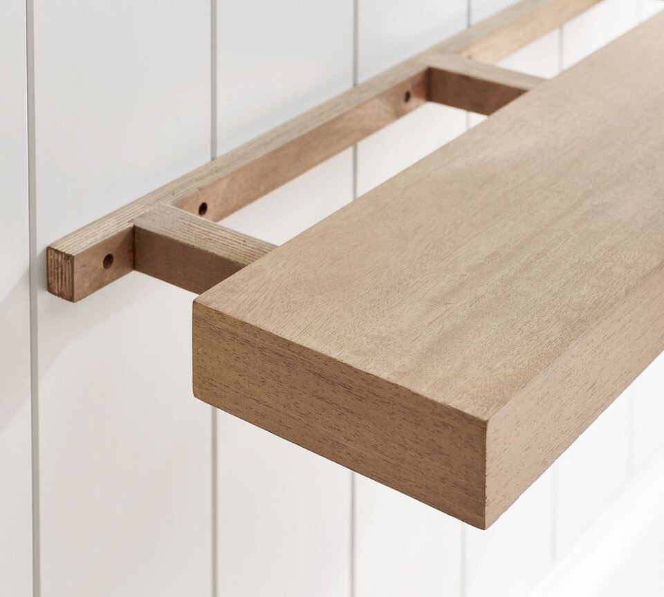 Brighton Floating Wood Shelves
