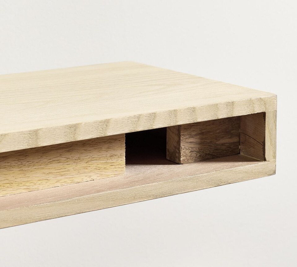 Brighton Floating Wood Shelves