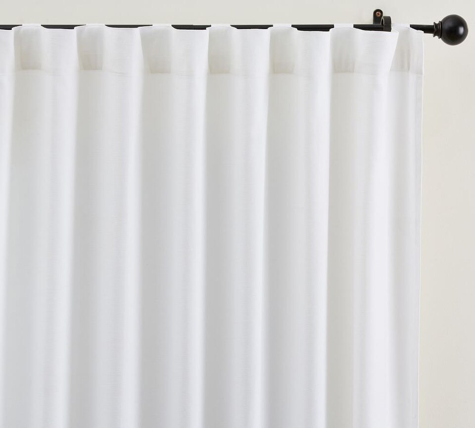 Broadway Blockout Curtain, White