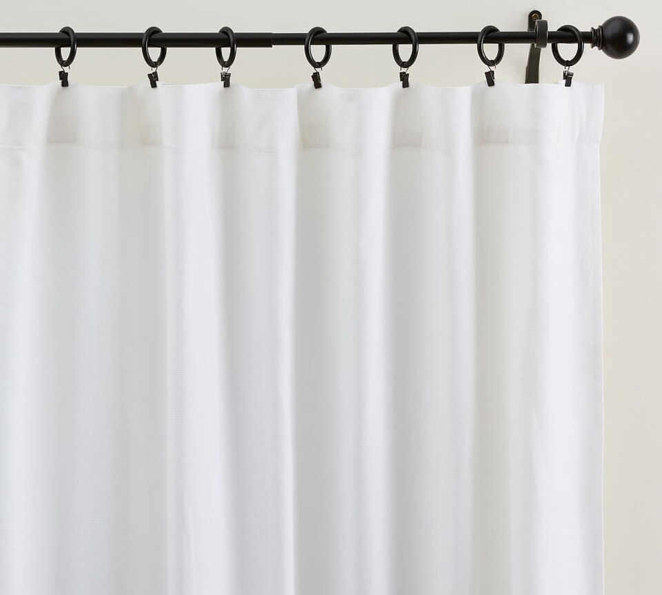 Broadway Blockout Curtain, White