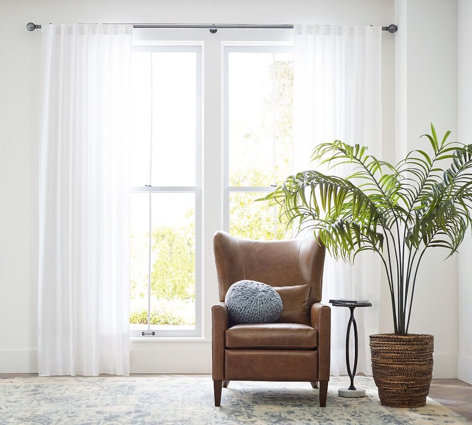 Broadway Blockout Curtain, White