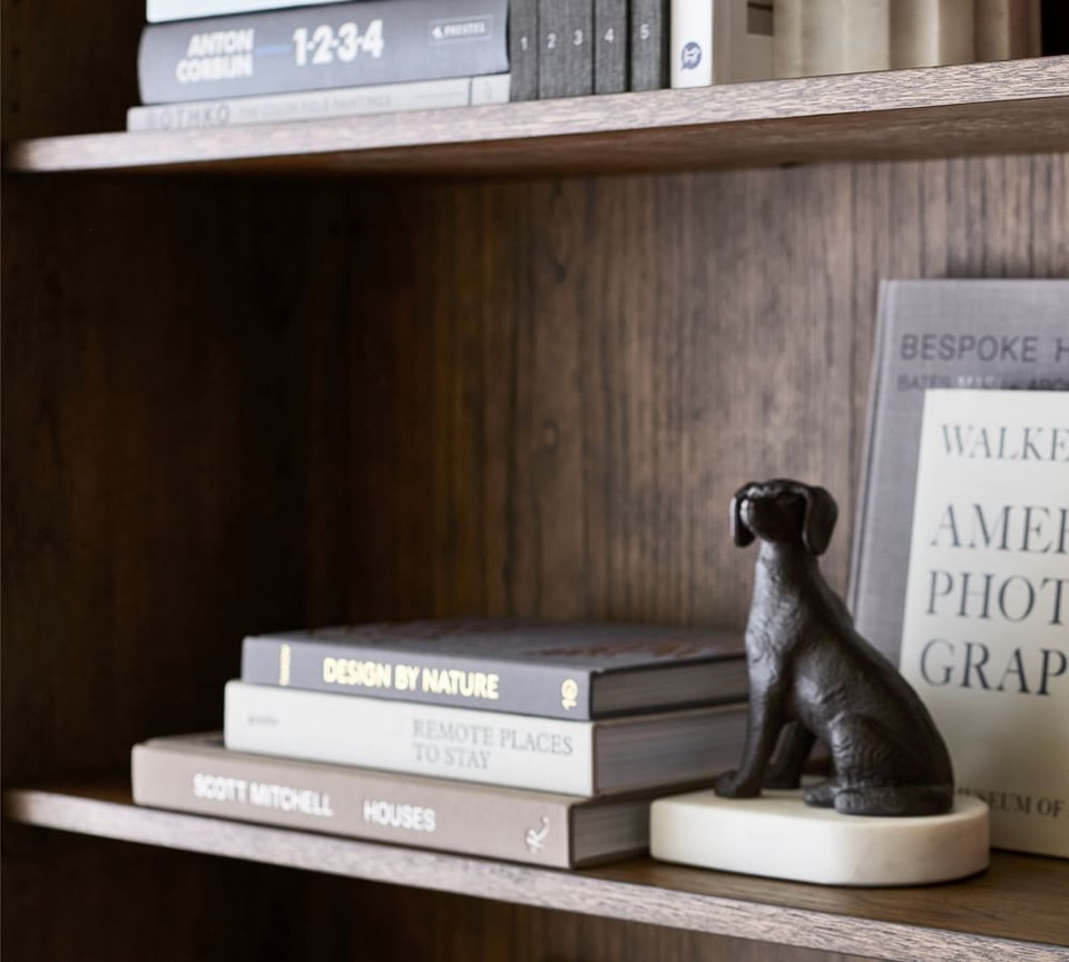 Bronze Dog Bookends - Set of 2