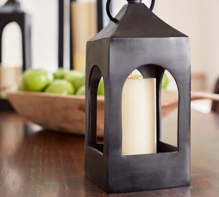 Caleb Lantern Black Pottery Barn Australia